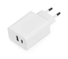 Сетевое зарядное устройство c выходами USB-A и USB-C «Recharger», 10 Вт