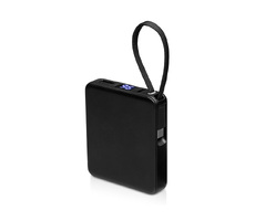 Внешний аккумулятор со встроенным кабелем USB-C «Дэнси», 5000 мАч