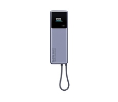 Внешний аккумулятор со встроенным кабелем Xiaomi 165W Power Bank, 10000 мАч