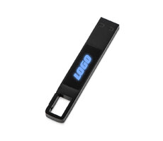 USB 2.0- флешка на 32 Гб c подсветкой логотипа «Hook LED»