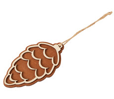 Деревянная подвеска на елку «Cedar»