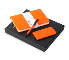 Подарочный набор «COLOR IT» c блокнотом, ручкой и повербанком, 5000 mAh
