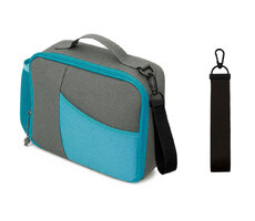 Изотермическая сумка-холодильник «Breeze New» для ланч-бокса с ремувкой под нанесение