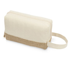 Косметичка «Jute» с ручкой из хлопка и джута