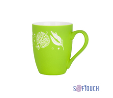 Кружка "Trend" с гравировкой по окружности,  покрытие soft touch