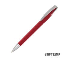 Ручка шариковая COBRA SOFTGRIP MM, красный#