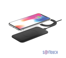 Настольное беспроводное зарядное устройство "Slim SOFTTOUCH"