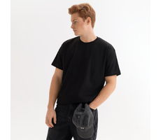 Футболка унисекс Крис (Kris), 150 гр., черная, размер XXXL