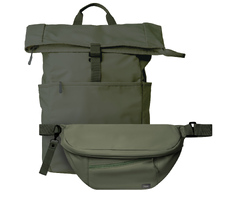 Подарочный набор Бостон (Boston), зеленый (рюкзак, сумка через плечо (cross body)