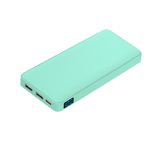 Внешний аккумулятор с подсветкой Анкор Плюс PD (Ancor PD Plus) 10000 mAh, бирюзовый
