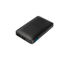 Внешний аккумулятор с цветной подсветкой Анкор Макс (Ancor Max) 5000 mAh, черный