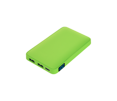 Внешний аккумулятор с подсветкой Анкор (Ancor) 5000 mAh, салатовый