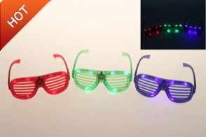 Пластиковые LED очки